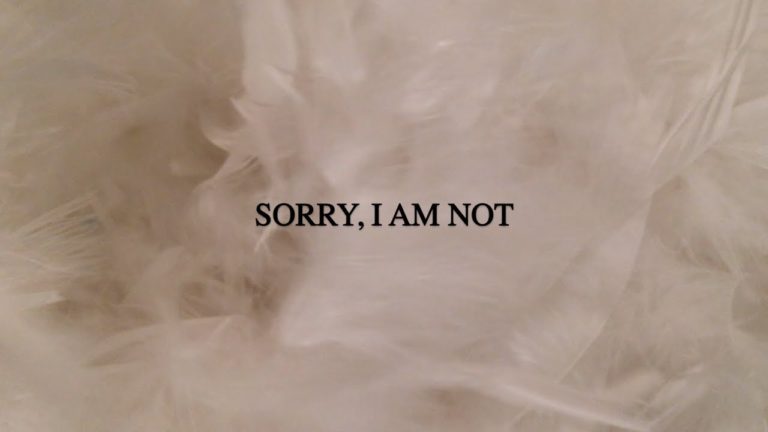 New She Talks Silence: “Sorry, I Am Not”